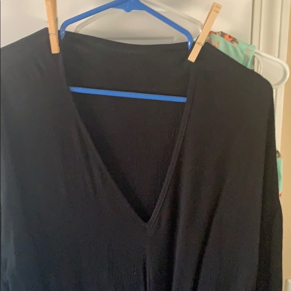 Black with very low cut neck size large worn once - Picture 5 of 8